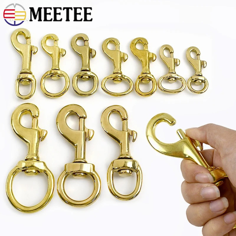 คาราไบเนอร์ทริกเกอร์หัวเข็มขัด ทำจากทองเหลืองแข็ง ขนาด 10-30 มิลลิเมตร เหมาะสำหรับสายคล้องกระเป๋าและปลอกคอสุนัข