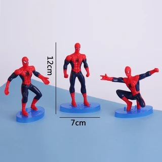 โมเดลสไปเดอร์แมน Spiderman 1 เซ็ต 7 แบบ (วัสดุพลาสติกน้ำหนักเบา) ราคาถูกสุดๆ
