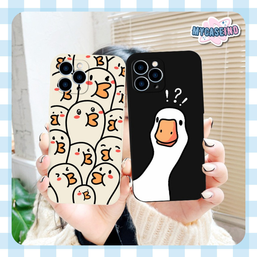 PRINTING LENS PROTECTOR เคสเป็ด vivo v27e f4 hot 12i m4 pro note 12 v7 plus Y91 Y93 Y95 y91c y97 z1 