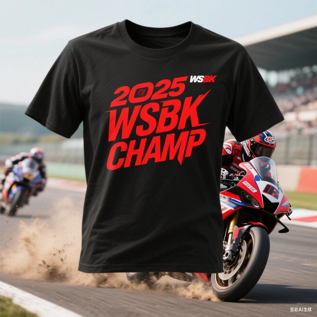 2025 WSBK นักแข่งมอเตอร์ไซค์ ผู้ชายและผู้หญิง สนับสนุนกีฬาและพักผ่อน แห้งเร็ว แฟนๆ สนับสนุนแขนสั้น