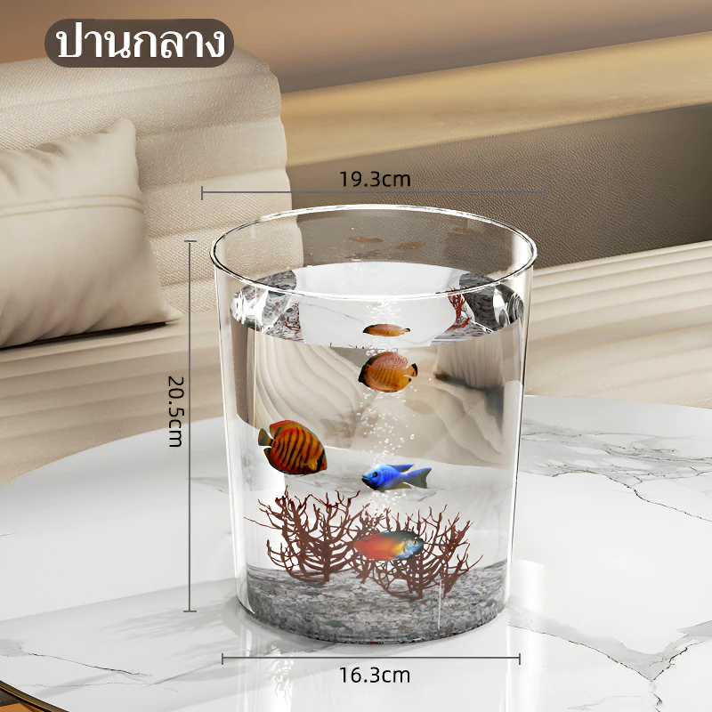 ตู้ปลาทรงกลมกระจกใส โหลปลากัด โหลแก้ว thumbnail 7