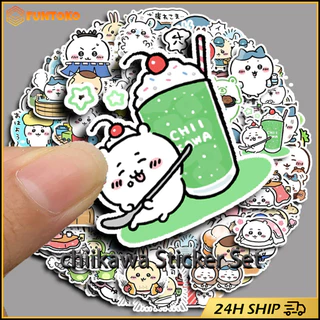 "สินค้ามีคุณภาพ 100ชิ้น stickers สติกเกอร์ ลายการ์ตูนชิกาวะ 2*3CM ตกแต่งDIY สมุด คอมพิวเตอร์ แล็ปท็อป "