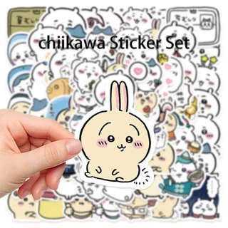 "สินค้ามีคุณภาพ 100ชิ้น stickers สติกเกอร์ ลายการ์ตูนชิกาวะ 2*3CM ตกแต่งDIY สมุด คอมพิวเตอร์ แล็ปท็อป "