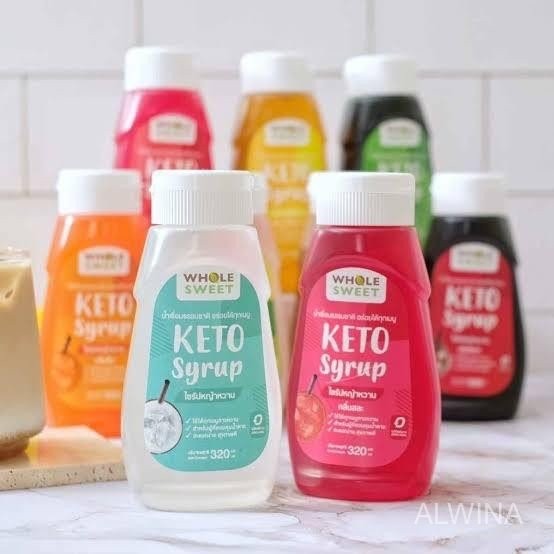 ไซรับหญ้าหวานคีโตWhole Sweet  ปราศจากน้ำตาล