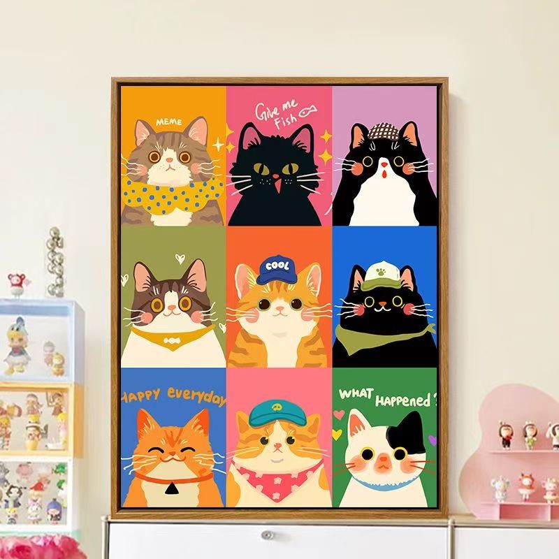 🚀พร้อมส่ง🚀【Cute Cat】 Jigsaw Puzzle ไม้จิ๊กซอว์ 300-1000 ชิ้นจิ๊กซอว์เด็กจิ๊กซอว์ผู้ใหญ่จิ๊กซอว์พัฒนาสมองจิ๊กซอว์อะนิเมะชายหญิงจิ๊กซอว์ของขวัญวันเกิดจิ๊กซอว์