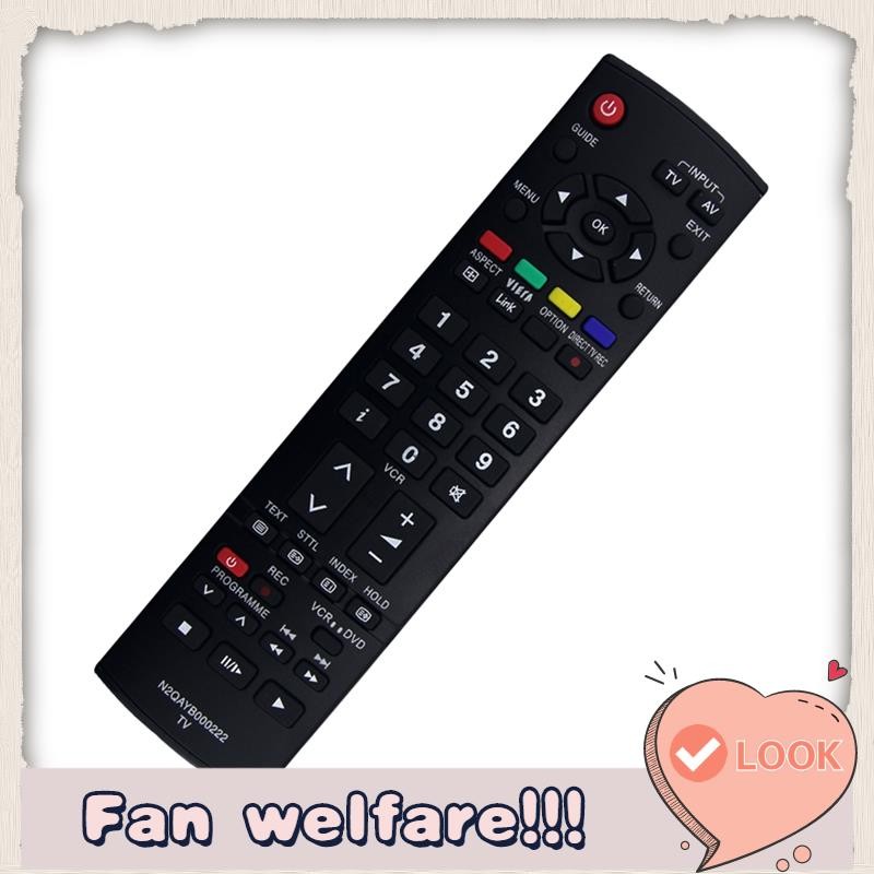รีโมทคอนโทรลสําหรับPanasonic TV TX-32LED8F TH-42PZ8 TH-46PZ80E TX-L24C3E EUR7651120 เปลี่ยน N2QAYB00