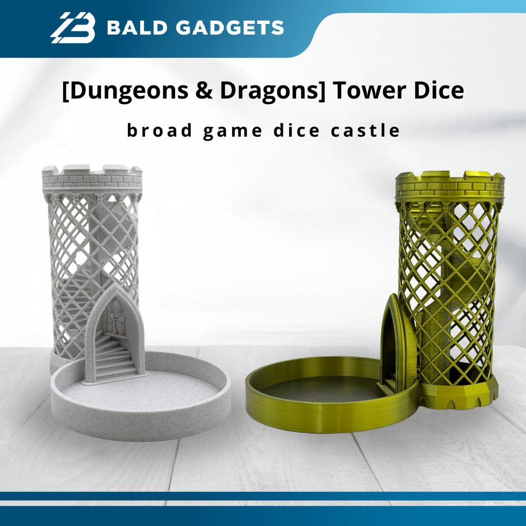 🇲🇾 [Dungeons & Dragons] Tower Dice / Dice Tower Boardgame ลูกเต๋าเกมกว้างปราสาท D&D