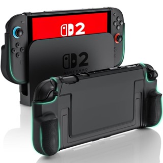 สําหรับ Nintendo Switch 2 Grip Case, อัพเกรด Slim Dockable เ…