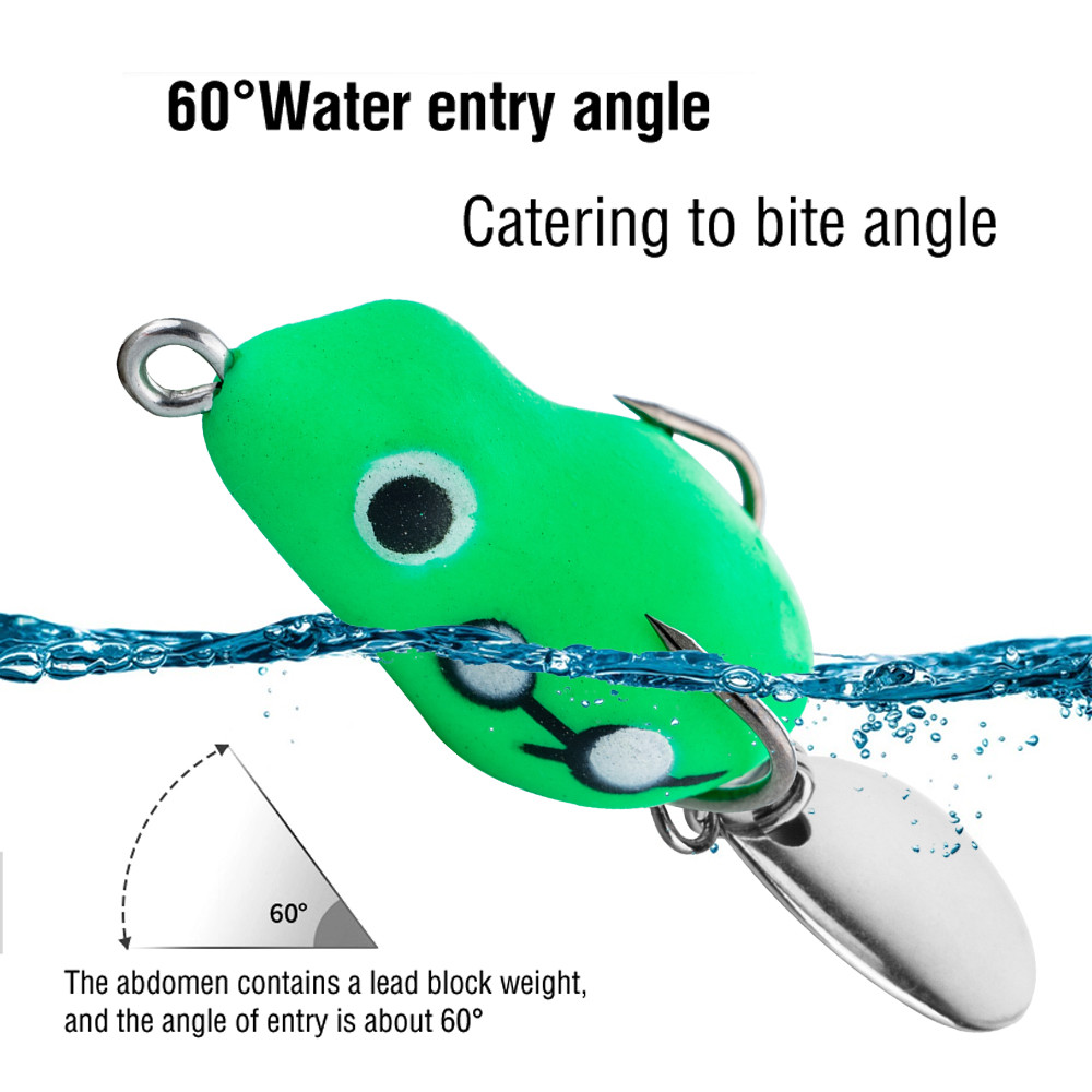 ล่อปลาแบบลอยน้ำ 3D สีสันสดใส 6 สี ขนาด 2.9 ซม. / 3 กรัม ออกแบบมาเพื่อความนุ่มและใช้งานได้นาน เหมาะสำหรับการตกปลาระดับต่างๆ - รูปที่ 4