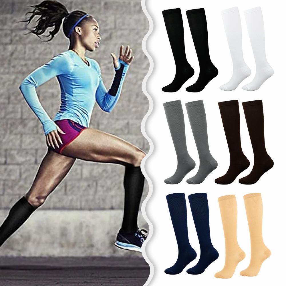 Lot Compression Socks Blood Circulation Running Anti-fatigue Recovery Socks ถุงเท้า Y1r7