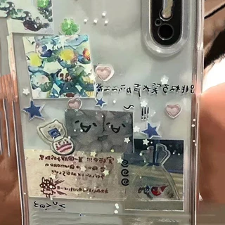 โปร่งใส จัดส่งจากประเทศไทย การ์ตูนน่ารักสติกเกอร์สไตล์โปร่ง for iPhone เคสไอโฟน 11 12 13 14 15 16 PLUS PRO MAX X XS MAX