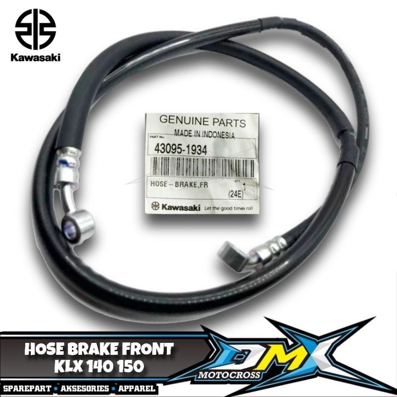 ท่อเบรค Fr ท่อเบรคหน้า KLX 140 Original 43095-1934