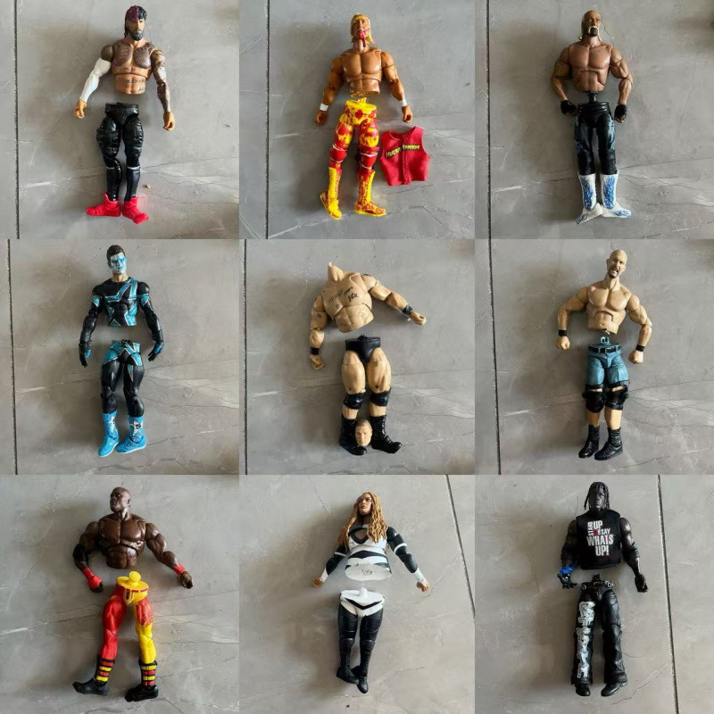 WWE Figures Damaged Body 6-7 นิ้ว Movable Wrestler DIY Body อุปกรณ์เสริม