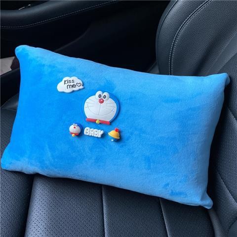 เกียร์รถเปลี่ยนกระจกปกพนักพิงศีรษะหมอนเอวเบาะที่นั่งเข็มขัดไหล่ เบาะ ผู้หญิงน่ารักการ์ตูนรถอุปกรณ์เสริมสําหรับทุกฤดูกาล - รูปที่ 4