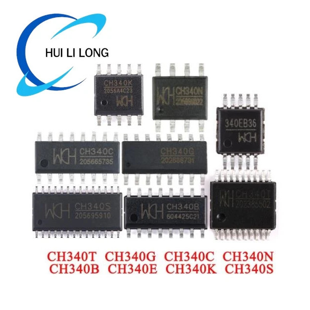 1-5 ชิ้น CH340 CH340T CH340G CH340C CH340N CH340B CH340E CH340K CH340S WCH 340EB36 SMD USB to Serial