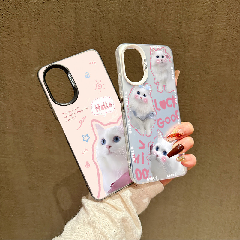 สำหรับ OPPO A18 A38 A15 A15s A60 A35 A17 A17K A79 5Gเจ้าหญิงส노ว์ว์ฮ์วิตเซลฟี่ OPPOA57(4G) A77 A77S(4G)