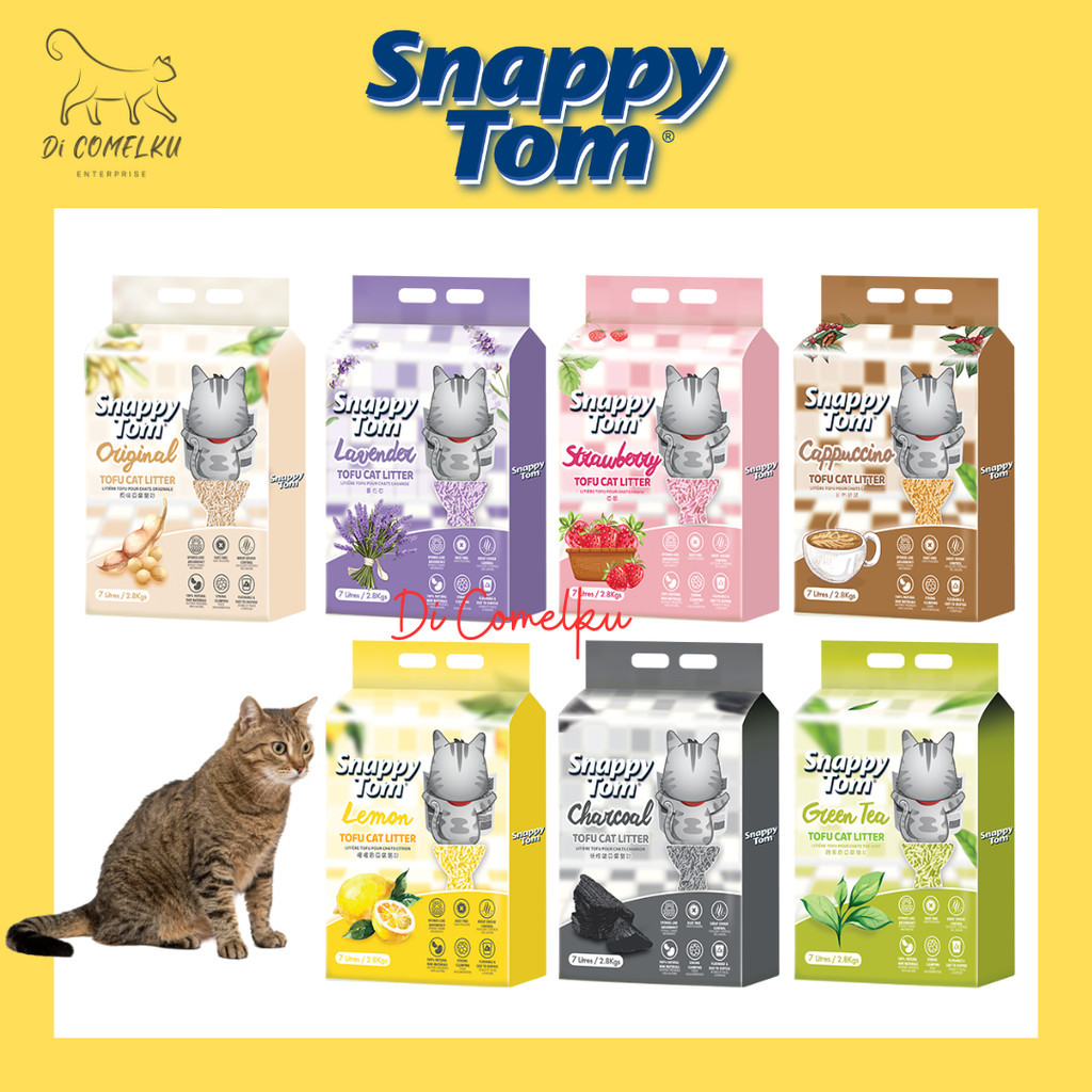 Snappy Tom Tofu Litter 7L / Pasir Tofu Kucing