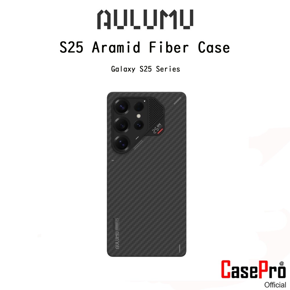 AULUMU S25 Aramid Fiber Case เคส Aramid Fiber กันกระแทกเกรดพรีเมี่ยม เคสสำหรับ Galaxy S25 Ultra