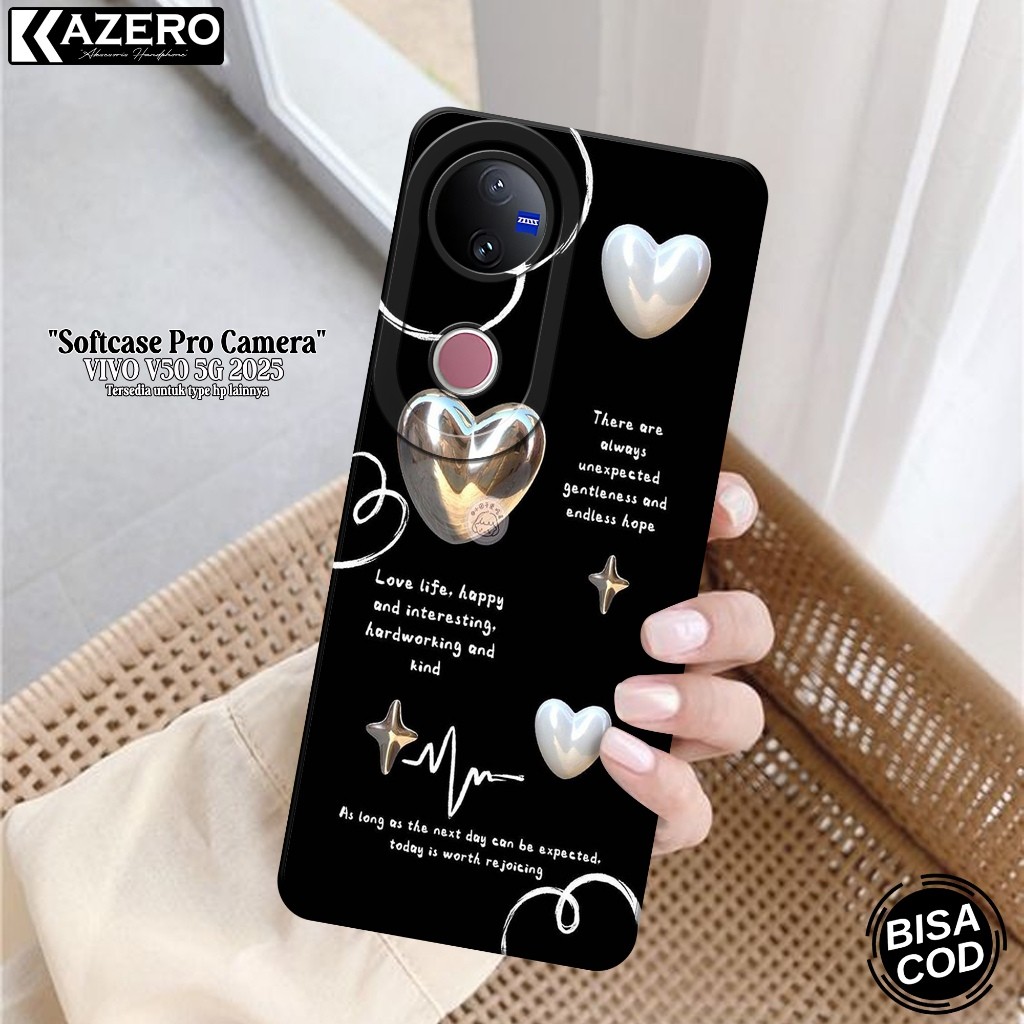 เคส VIVO V50 5G 2025 HP Softcase - เคสความงามแฟชั่น - เคส VIVO V50 5G 2025 - เคสซิลิโคนกล้อง Pro - เ