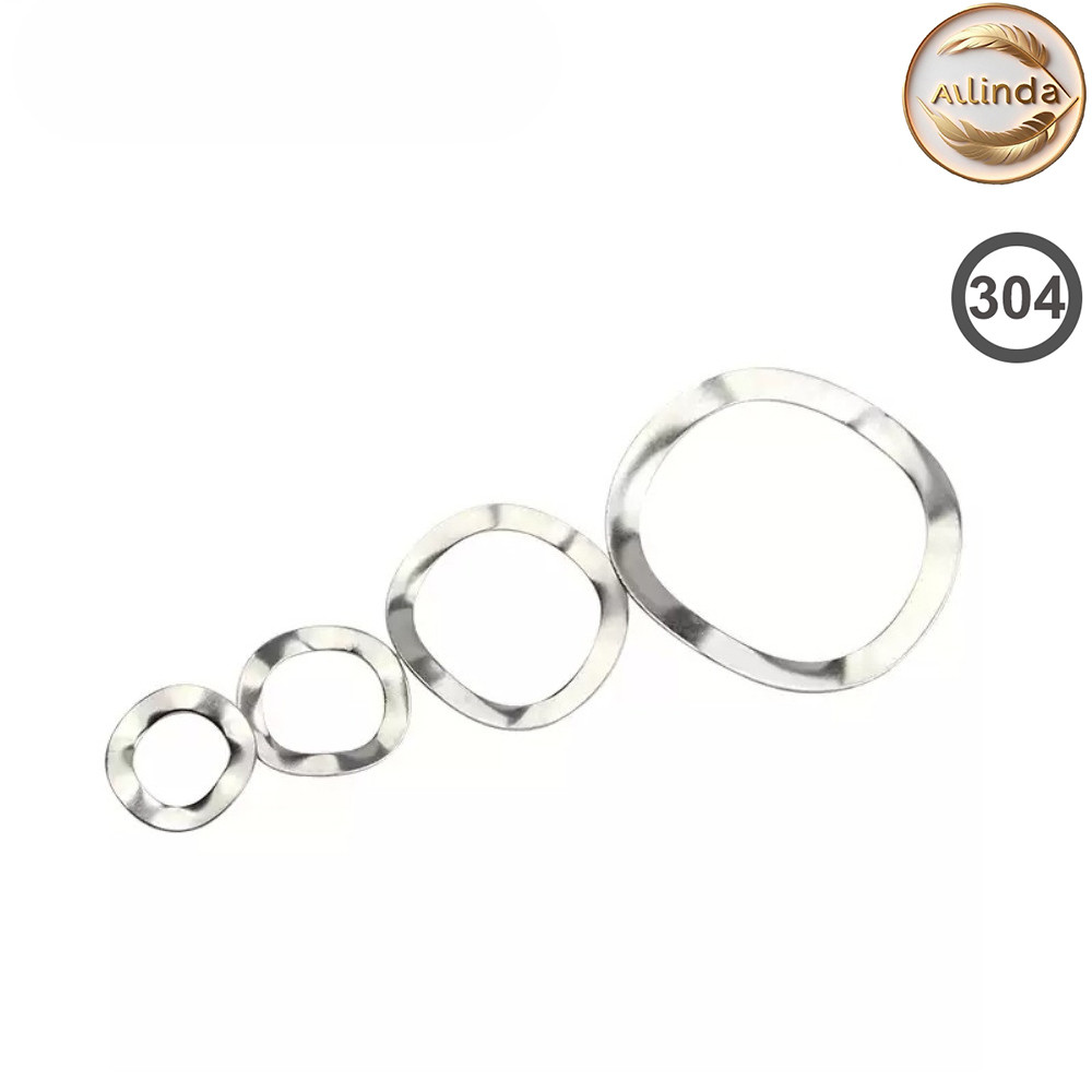 แหวนคลื่น สปริง รองตลับลูกปืนกันรุน สแตนเลส 304 M3-M51 / Wave Spring Stainlesss Steel SUS304