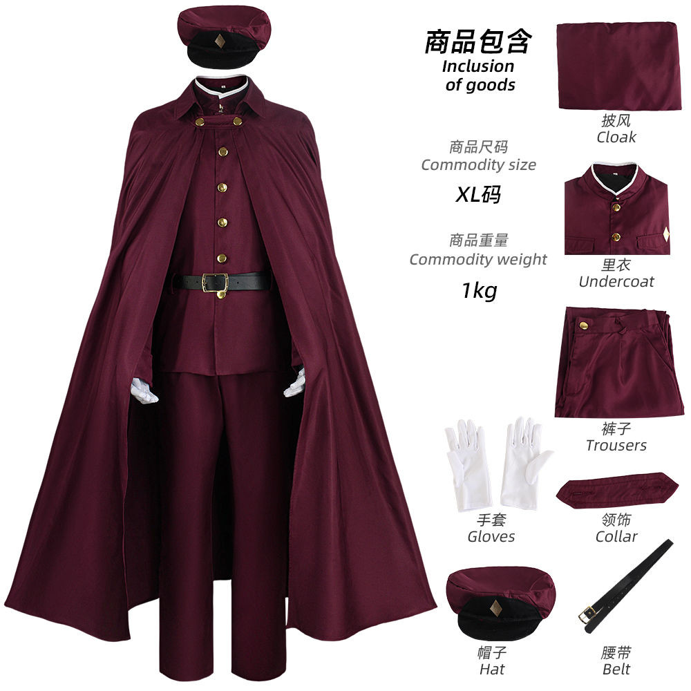 เสื้อผ้าcosplay Bungou Stray Dogs แบบ Dazai Osamu กับ Akiko Xie Nakhara Nakawa Ranbu