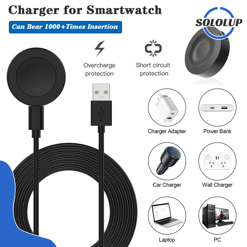 ชาร์จไร้สายแม่เหล็ก USB for Huawei Fit 5 4/fit 5 4 Pro/Watch 4 3 Pro GT6 GT4 GT3/3Pro/3SE GT2 Pro/Pro ECG GT Runner ราคา ถูกที่สุด ดีลบีเคเค