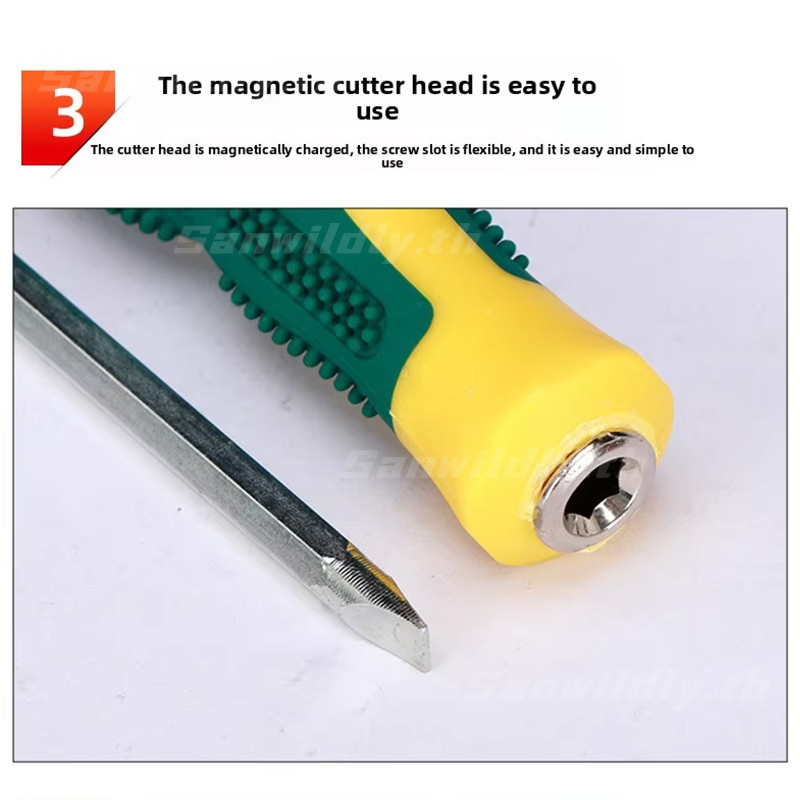 💕SW💕 ไขควงปากแบน Cross Flathead อเนกประสงค์สำหรับใช้ในบ้าน หัวคู่ ถูกสุดๆ - รูปที่ 4