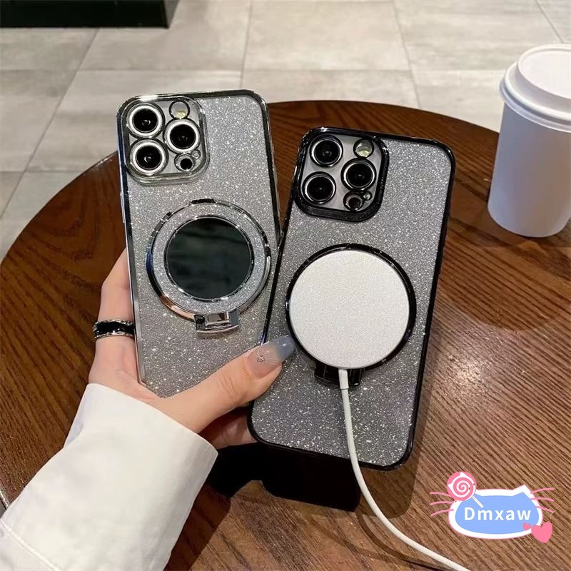 Glitter กระจกสําหรับ Google Pixel 10 9 8 7 Pro XL 9A 8A 7A GooglePixel10 GooglePixel9 GooglePixel8 ป