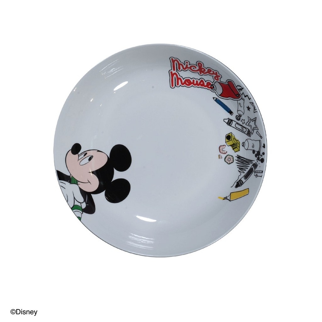 SB Design Square จานเซรามิค DISNEY รุ่น MICKEY#FGPL92221RPD09 (20x20x4 ซม.)  แบรนด์ DISNEYHOME