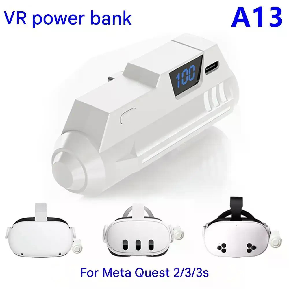 VR Power bank สําหรับ Oculus Quest 2 สําหรับ mate Quest 3 Fast CHARGING Power สําหรับ Quest 3s Digit