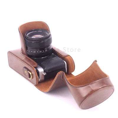 ใหม่ PU หนังกล้องดิจิตอลกระเป๋ากล่องสําหรับ Fujifilm Fuji XE1 XE2 XE3 XE4 x-e4 เลนส์กระเป๋ากล้องป้อง