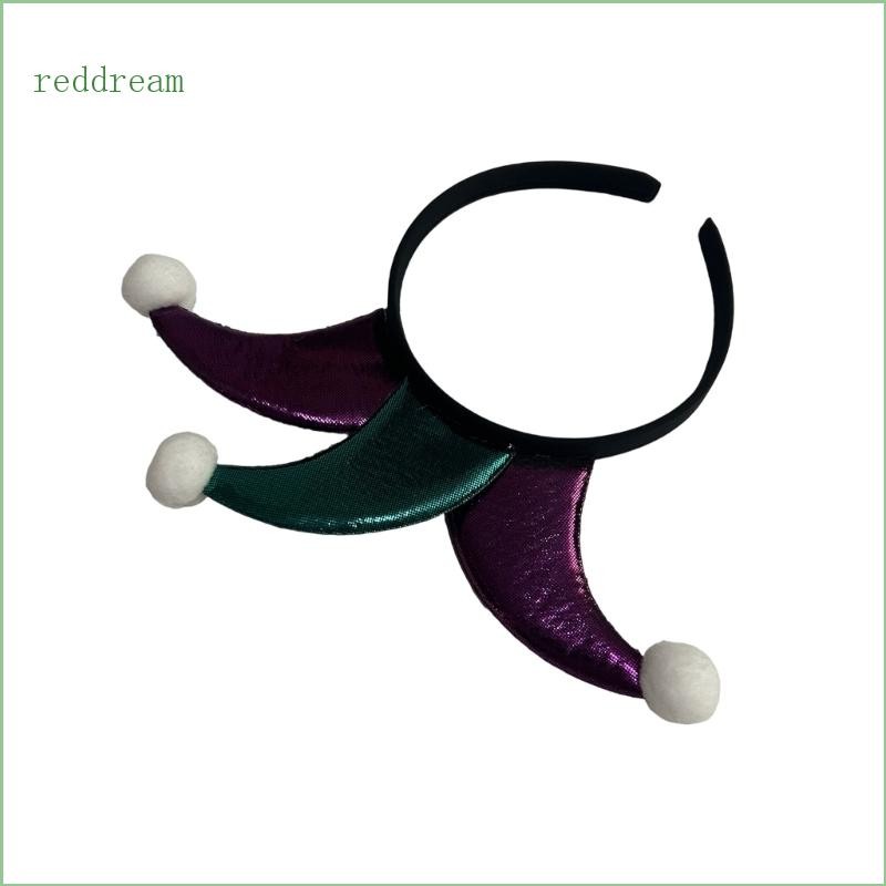 REDD Jester Fun Hairbands Jester Clown Glitter Horn สําหรับ Photo Studio Photo Props