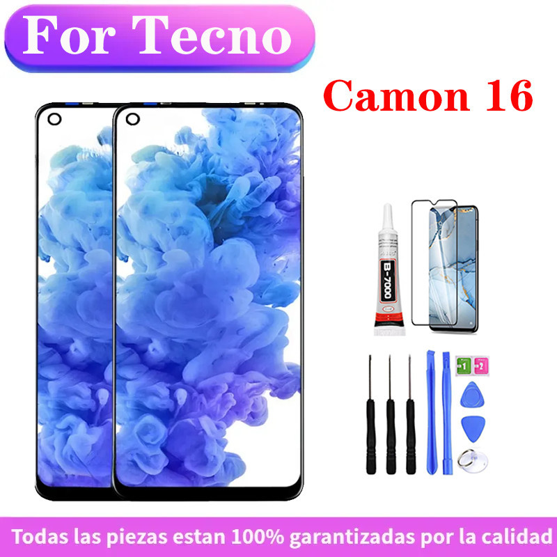 OEM สําหรับ Tecno Camon 16 CE7 CE7j จอแสดงผล LCD หน้าจอสัมผัสเปลี่ยน