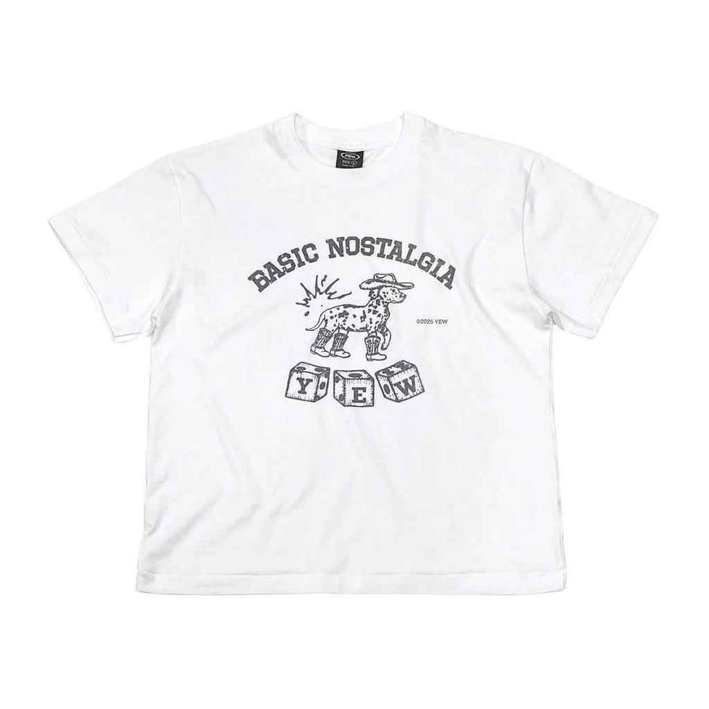 เสื้อยืด YEW👕  T-SHIRT —— ‘𝐛𝐚𝐬𝐢𝐜 𝐧𝐨𝐬𝐭𝐚𝐥𝐠𝐢𝐚’ ❌ SOLD #Yew #ชาคุโระมิ้งโตะอยากขาย s-5xl
