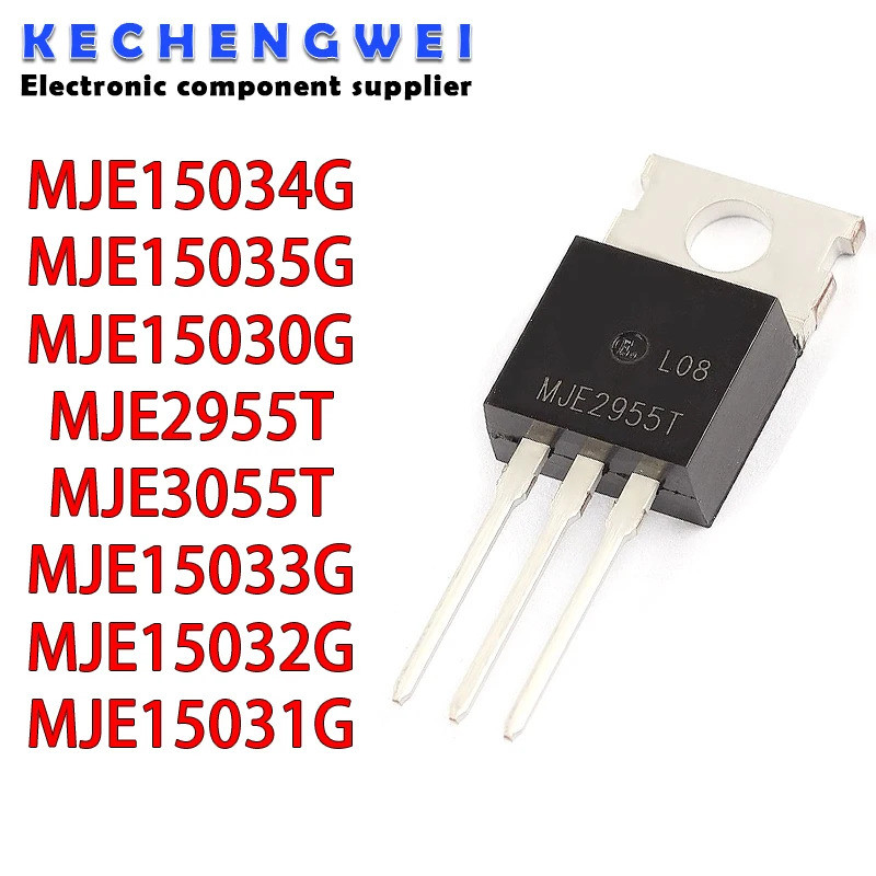1-5 ชิ้น MJE3055T TO220 MJE3055 TO-220 3055T MJE2955T MJE2955 2955T MJE15033G MJE15032G MJE15035G MJ