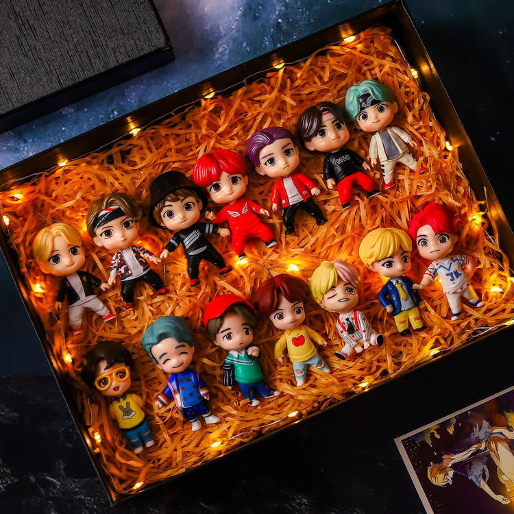 เกาหลีเกาหลี BTS BTS Star รูปตุ๊กตาตุ๊กตาของขวัญวันเกิดสาวตุ๊กตาตกแต่ง