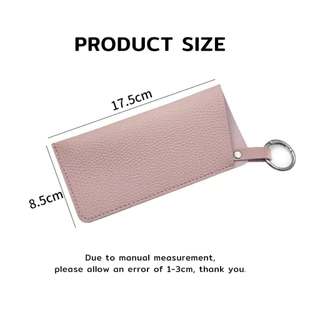 PU กระเป๋าแว่นตา เคสใส่แว่น แบบพกพาทนทานกันน้ํา ผู้ชายและผู้หญิง Glasses case