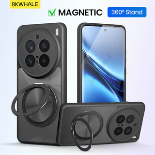 BKWHALE 360° หมุนวงเล็บแม่เหล็กสําหรับVivo X200 Pro X300 Pro X200S X100S X100 Ultra Y100 Y200 Y300 Y400 Pro V60 V50 V40 V30 Lite X200 Pro Mini Clearกรณี