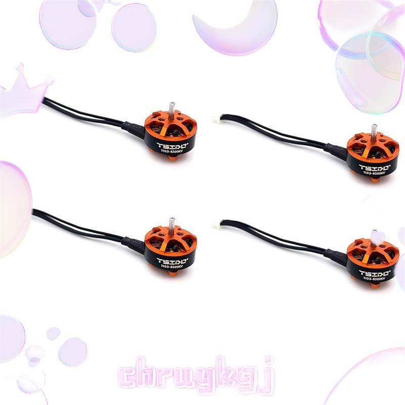 4X 1103 8500KV มอเตอร์ไร้แปรง 1.5 มม.เพลาสําหรับ 65 มม.ใบพัด Tinywhoop Pavo20 Bassline Mini Drones c