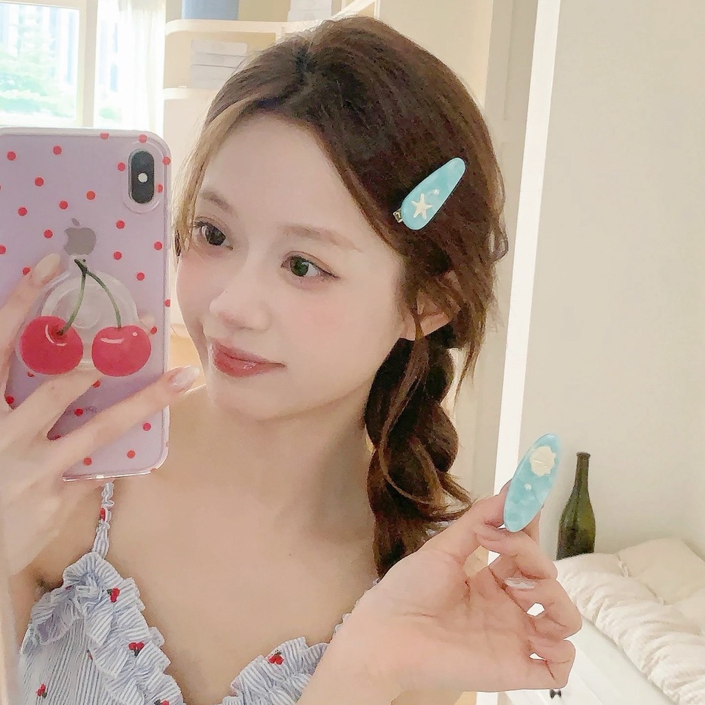 กิ๊บติดผมโทนสีฟ้า มีให้เลือกหลายแบบ พร้อมส่ง - รูปที่ 4