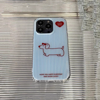 โปร่งใส จัดส่งจากประเทศไทย สไตล์อินสตา สุนัขเล็กน่ารัก for iPhone เคสไอโฟน 11 12 13 14 15 16 PLUS PRO MAX X XS MAX XR 7
