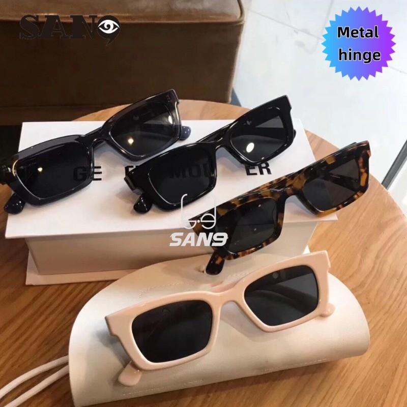 แว่นตากันแดดทรง Cat Eye สไตล์เกาหลี Retro สําหรับผู้หญิง รุ่น #1996