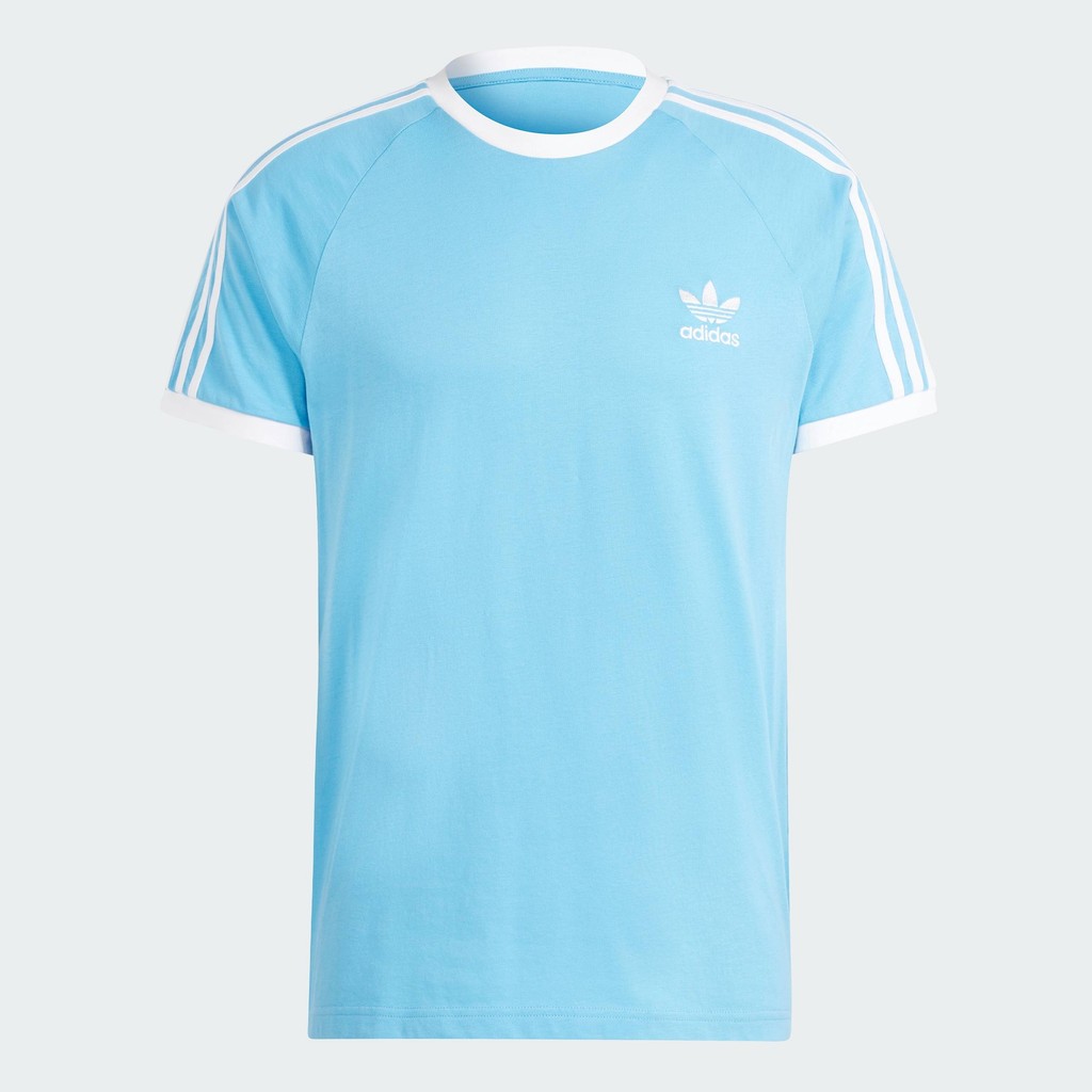 adidas ไลฟ์สไตล์ เสื้อยืด Adicolor Classics 3-Stripes ผู้ชาย สีน้ำเงิน IM9392