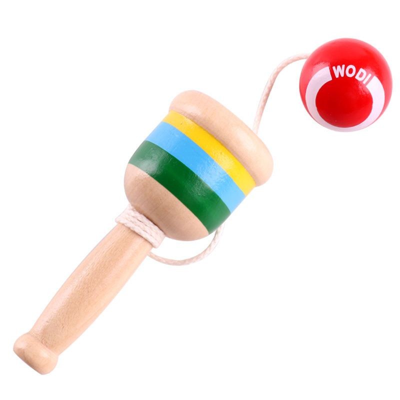 Kendama kendama ทักษะเด็กถ้วย kendama ของเล่นเริ่มต้นเริ่มต้นเริ่มต้น kendama การฝึกอบรมประสานมือตา