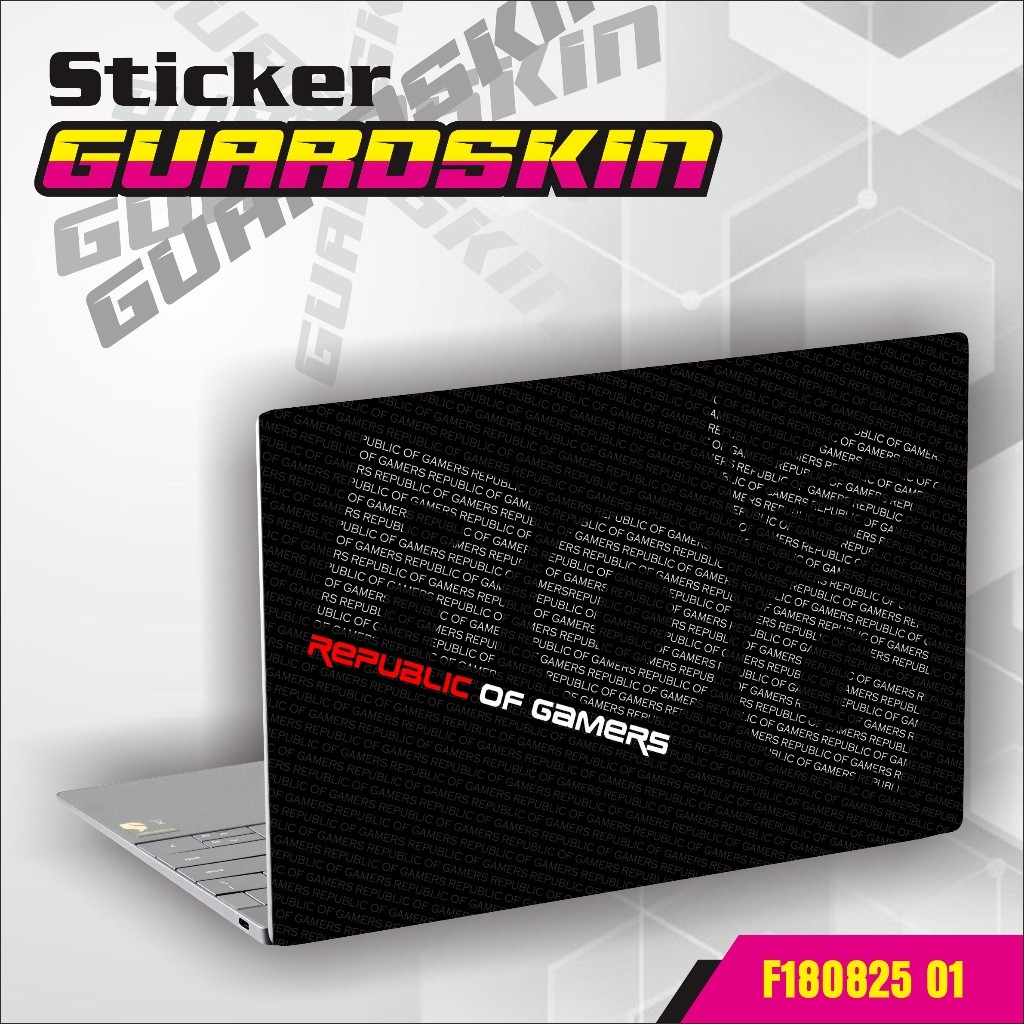สติ๊กเกอร์โน๊ตบุ๊คแล็ปท็อป Garskin ป้องกันรอยขีดข่วน Asus ROG Multi Design F180825 01