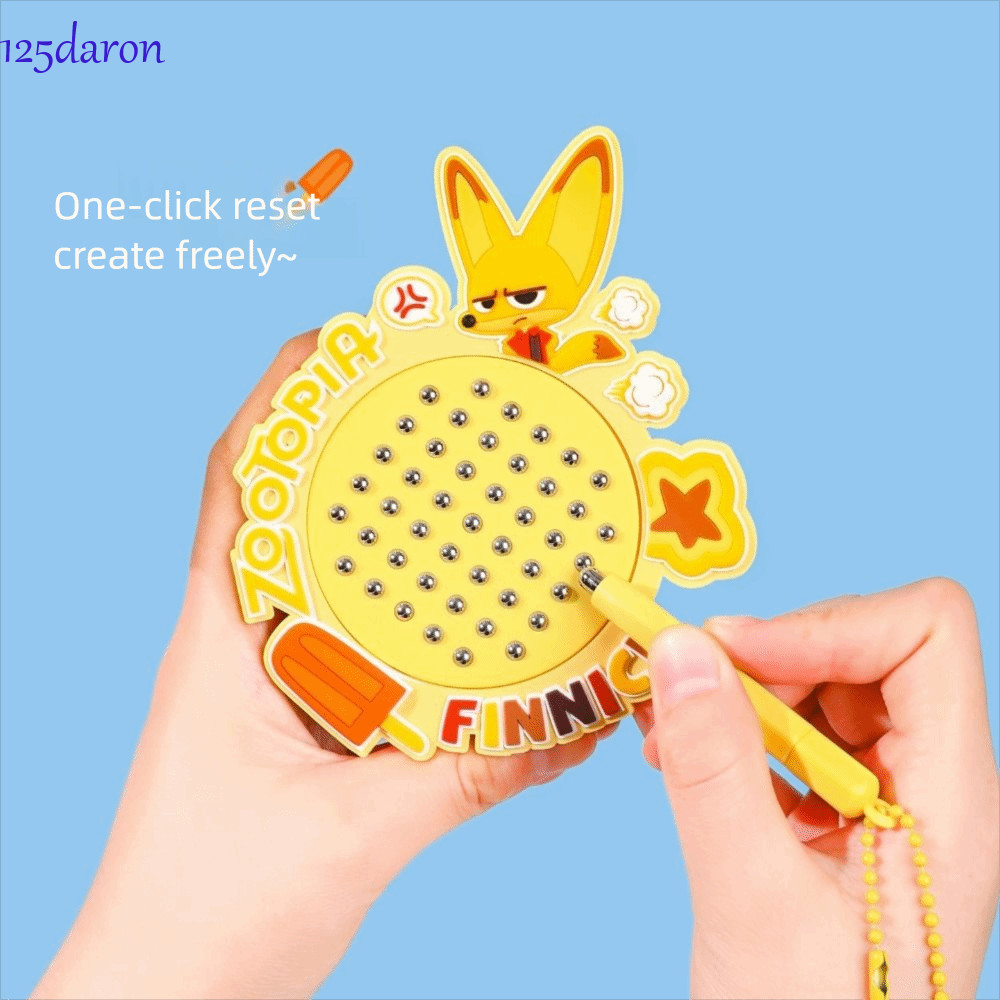 DARON1 พวงกุญแจกระดานวาดภาพ Zoo-topia, เครื่องประดับกระเป๋าของเล่นผ่อนคลาย Judy พวงกุญแจ Nick, Anima