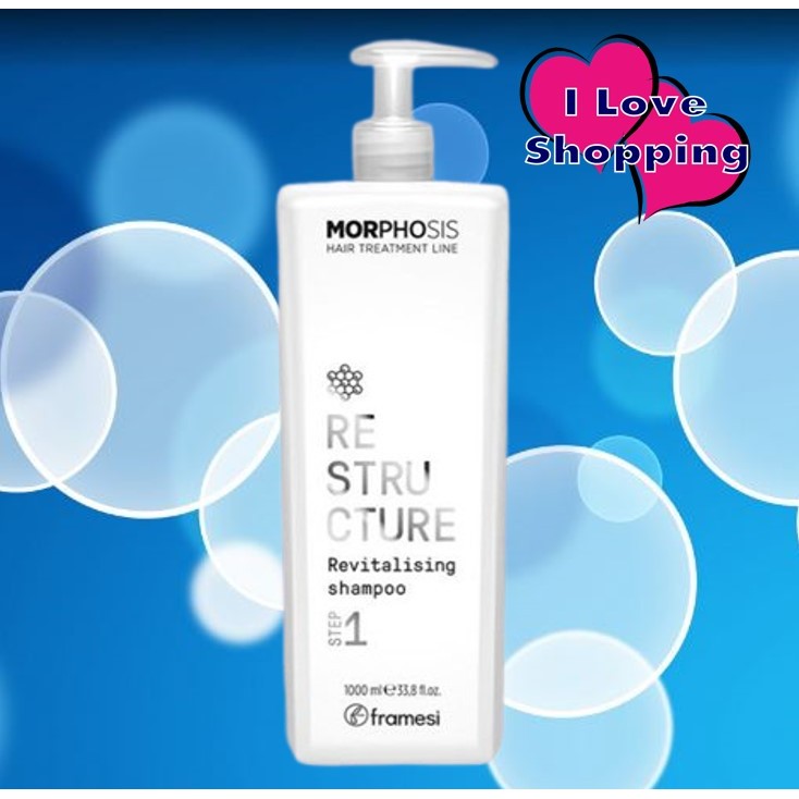 Framesi Morphosis Restructure  Revitalising Shampoo 1000 ml (No.1) แชมพูเปิดเกล็ดผม