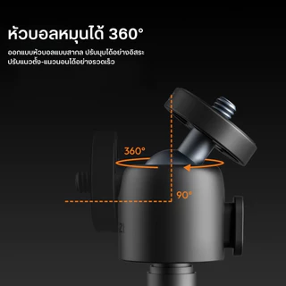 Ulanzi MT88 ขาตั้งกล้อง ไม้เซลฟี่ พร้อมสายรัดกระเป๋า ถ่าย POV รองรับ GoPro, Insta360 Luna, Pocket 4P