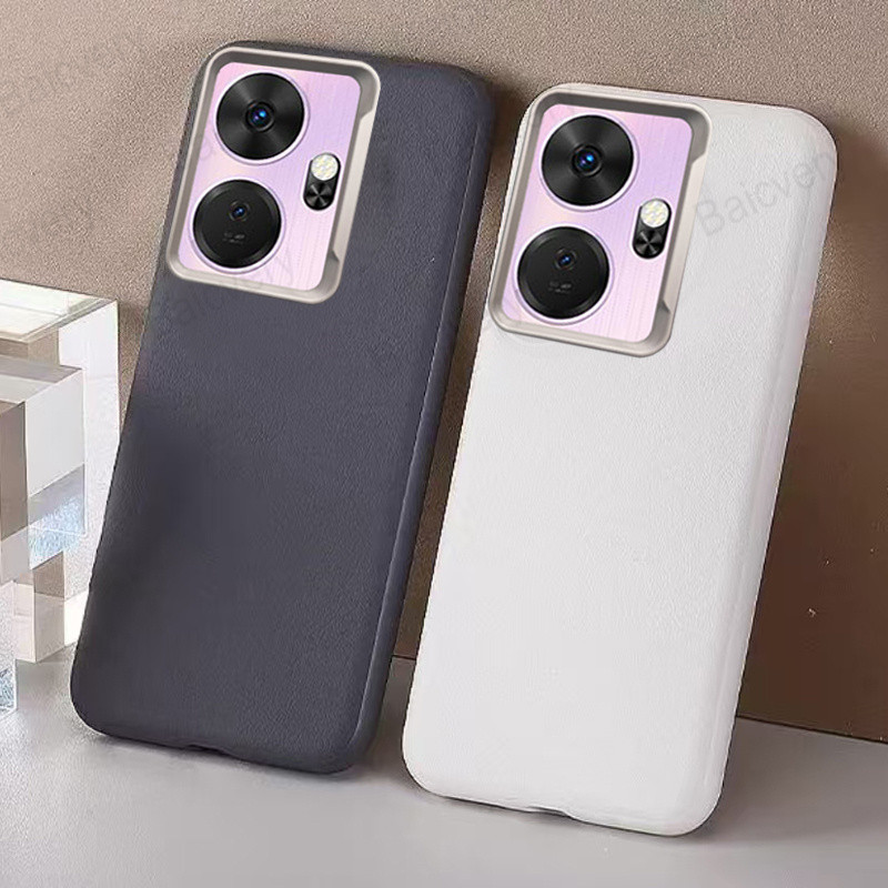 สําหรับ ITEL P55 5G / P55 Power / P55 + Plus หนังหรูหรานุ่ม PU ฝาหลังเกราะป้องกัน