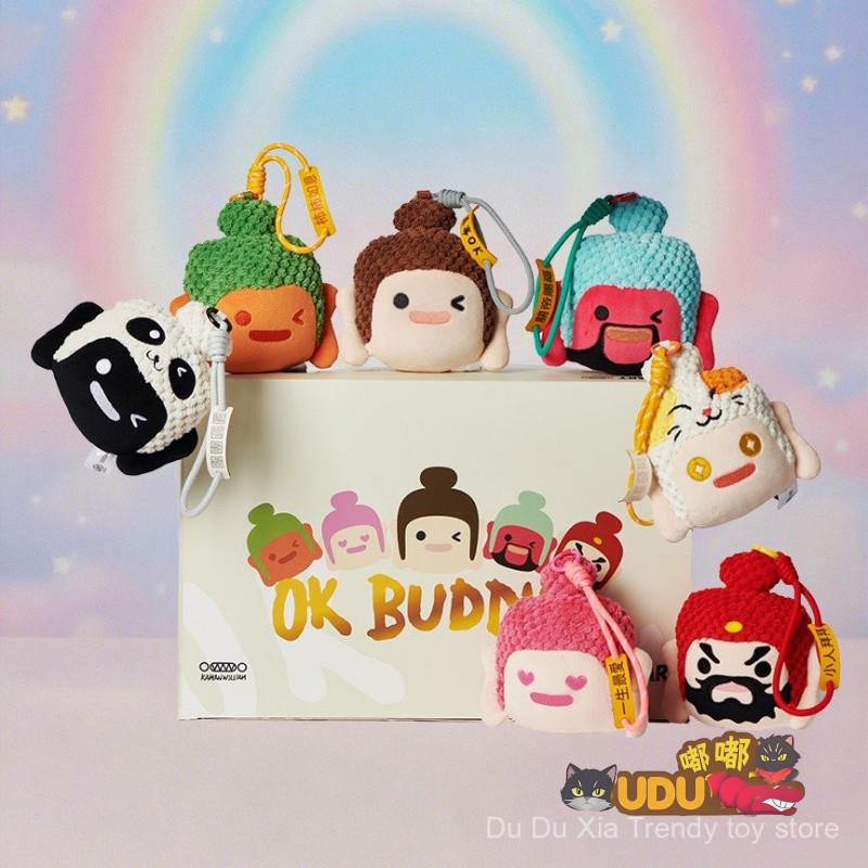 ของแท้ OK Buddha Everything OK Series พวงกุญแจพระพุทธรูปสไตล์ไทย ok Buddha จี้ตุ๊กตากระเป๋าเป้สะพายห